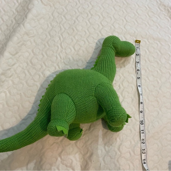 (2) Crochet Style Colorful Dinosaur Plush Toys Long Neck Triceratops Best Years - Picture 6 of 16